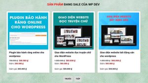 Cách thêm slide hiển thị sản phẩm đang giảm giá cho woocommerce không dùng plugin