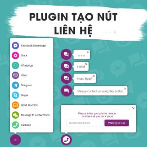 Plugin tạo nút liên hệ cho WordPress miễn phí