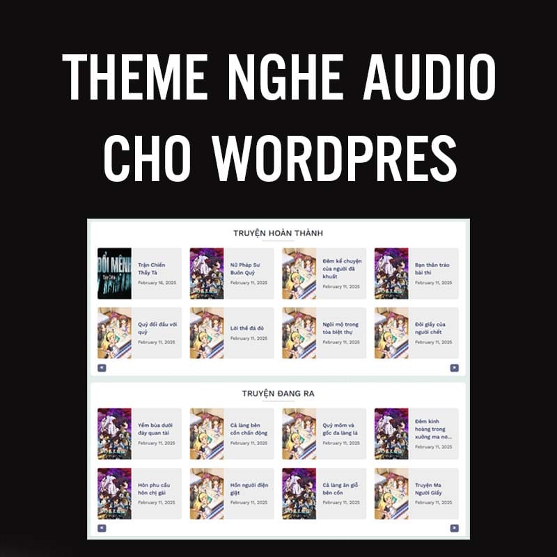 Theme Wordpress Audio Nghe Truyện Ma Chuẩn Seo - Ảnh 3