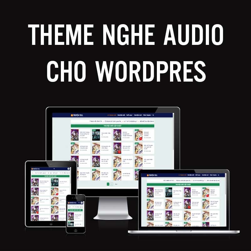 Theme Wordpress Audio Nghe Truyện Ma Chuẩn Seo